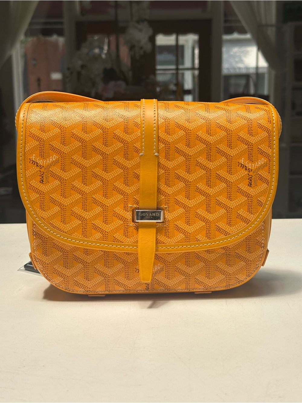 Goyard Belvedere Messenger bag, Yellow